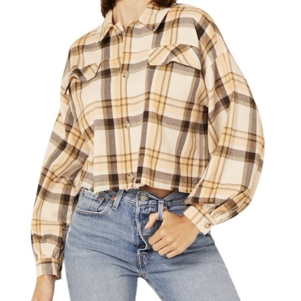 Shyanne Shirt Blouse Women XL Western Cowgirl Long Sleeve Crop Rodeo Horse Ranch